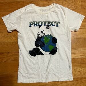 desert dreamer Panda “Protect” Graphic Tee, Size XS